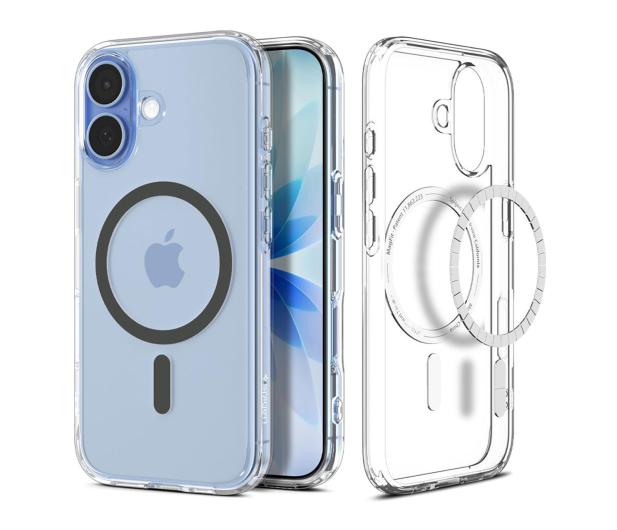 Spigen Ultra Hybrid Mag Magsafe do Iphone 17 Clear/Graphite - 1359910 - zdjęcie